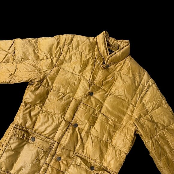 Eddie Bauer Other - Vintage Eddie Bauer USA 1970s Honey Gold Goose Down Quilted Jacket Coat Size S